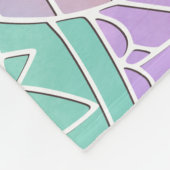 Pastel Mandala II Fleece Deken (Hoek)