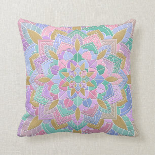 Pastel Mandala II Kussen