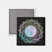 Pastel Mandala Magneet (Voorkant / Achterkant)