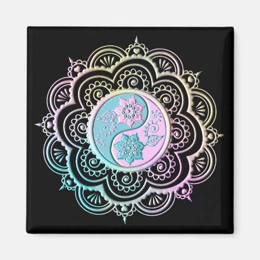 Pastel Mandala Magneet (Voorkant)