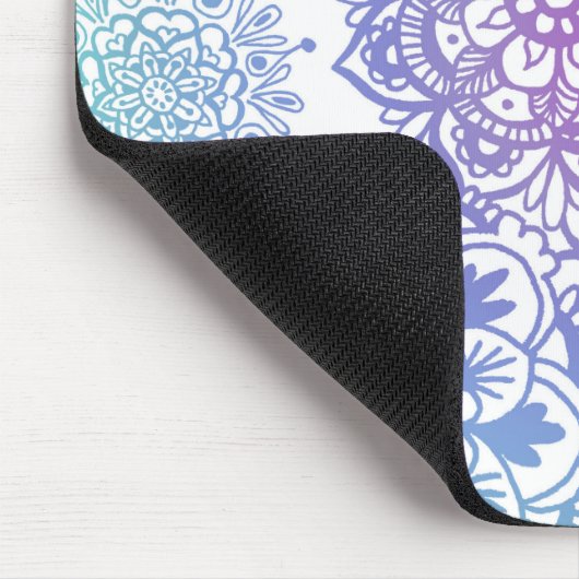 Pastel Mandala Pattern Mousepad Muismat (Hoek)
