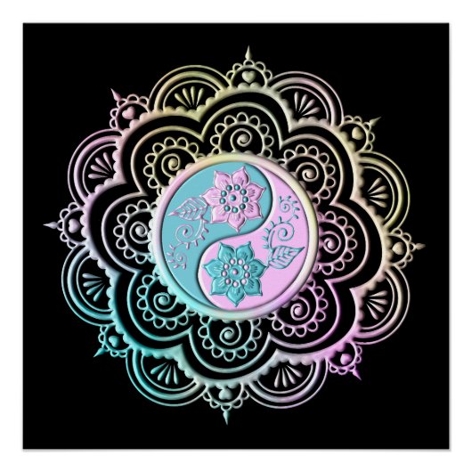 Pastel Mandala Perfect Poster (Voorkant)