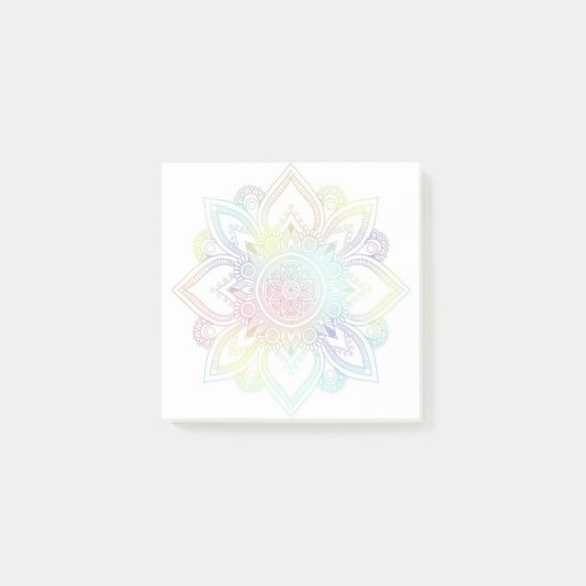 Pastel Mandala Post-It Notes (Voorkant)