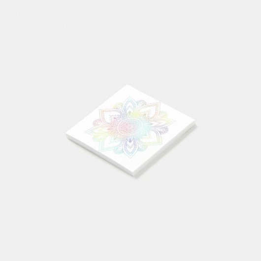 Pastel Mandala Post-It Notes (Schuin)