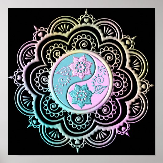 Pastel Mandala Poster (Voorkant)