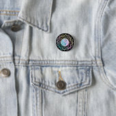 Pastel Mandala Ronde Button 3,2 Cm (In situ)