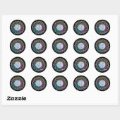 Pastel Mandala Ronde Sticker (Vel)