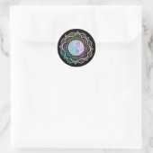 Pastel Mandala Ronde Sticker (Tas)