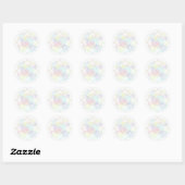 Pastel Mandala ronde Stickers (Vel)