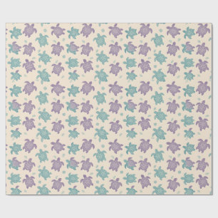Pastel Mandala Schildpad Patroon Cadeaupapier