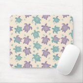 Pastel Mandala Schildpad Patroon Muismat (Met muis)