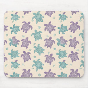 Pastel Mandala Schildpad Patroon Muismat