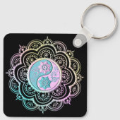 Pastel Mandala Sleutelhanger (Achterkant)