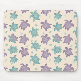 Pastel Mandala Turtle Pattern Muismat