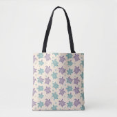 Pastel Mandala Turtle Pattern Tote Bag (Voorkant)