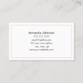 Pastel Mandala Yoga Instructor Visitekaartje (Achterkant)