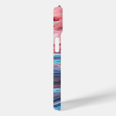Pastel Marble Fluid Art Phone Case | Pink and Blue (Achterkant / Rechts)
