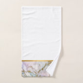PASTEL MARBLE GOLD BATHROOM TOWEL SET BAD HANDDOEK (Handdoek)