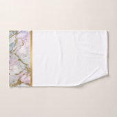 PASTEL MARBLE GOLD BATHROOM TOWEL SET BAD HANDDOEK (Handdoek)