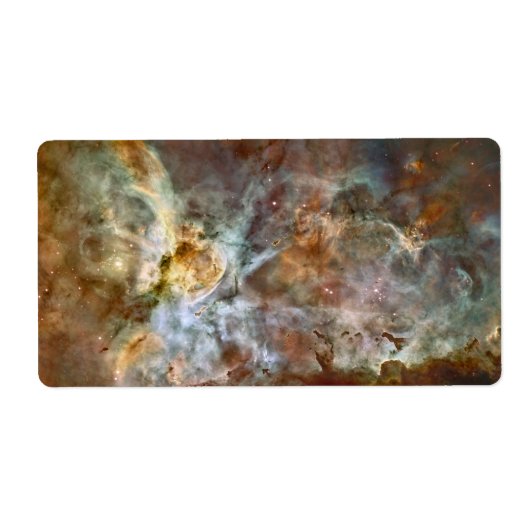 Pastel Marble in de Carina Nebula Etiket (Voorkant)