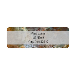 Pastel Marble in de Carina Nebula Etiket