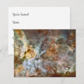 Pastel Marble in de Carina Nebula Kaart (Voorkant / Achterkant)