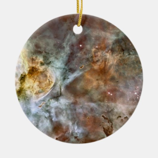 Pastel Marble in de Carina Nebula Keramisch Ornament (Voorkant)