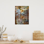 Pastel Marble in de Carina Nebula Poster (Keuken)