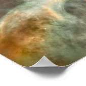 Pastel Marble in de Carina Nebula Poster (Hoek)
