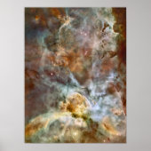 Pastel Marble in de Carina Nebula Poster (Voorkant)