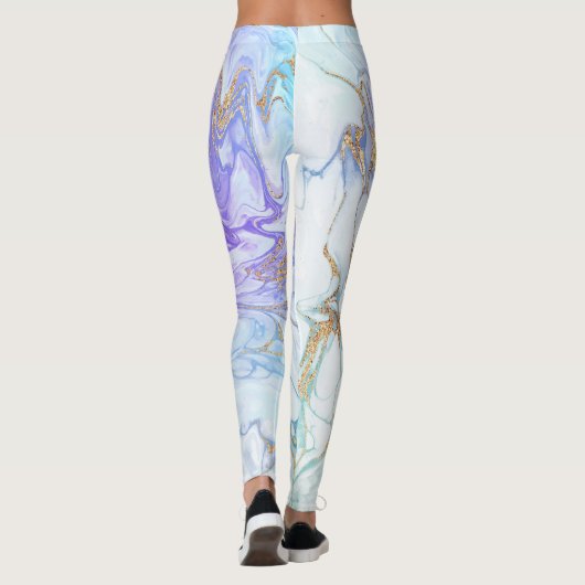 Pastel Marble Leggings (Achterkant)