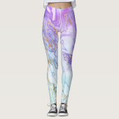 Pastel Marble Leggings (Voorkant)
