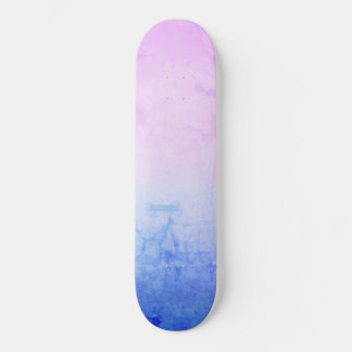  pastel Marble Ombre Lavender Pink Blue Persoonlijk Skateboard