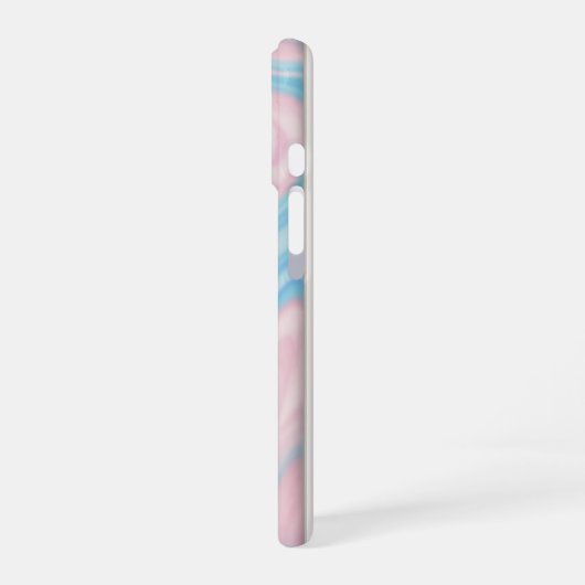 "Pastel Marble Swirl iPhone 16 Slim Fit Case - Sof iPhone 16 Hoesje (Linkerkant)