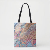 Pastel Marble Tote Bag (Voorkant)