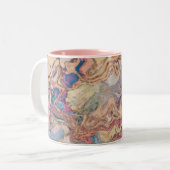 Pastel Marble Tweekleurige Koffiemok (Voorkant links)