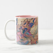 Pastel Marble Tweekleurige Koffiemok (Links)