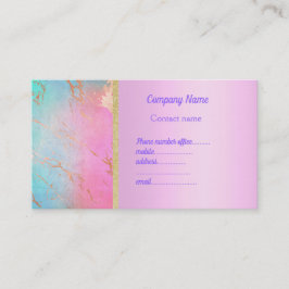Pastel marble VISITEKAARTJES BY MUMSBUBSNGRUBS