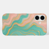 Pastel Marble Waves Telefoonhoesje Case-Mate iPhone Case (Achterkant (horizontaal))