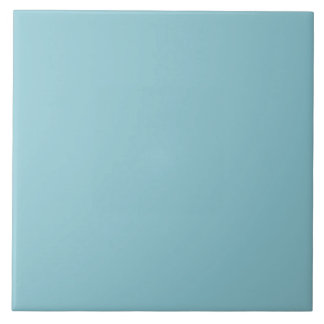 Pastel Marine Blue Ceramic Tile. Tegeltje