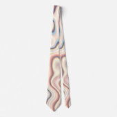 Pastel Marmer Harmonie Flow Stropdas (Voorkant)