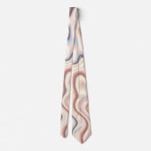 Pastel Marmer Harmonie Flow Stropdas (Achterkant)