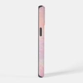 Pastel Marmer Inkt Achtergrond iPhone 15 Case (Rechterkant)