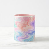 Pastel Marmer Wervel Accent Mok (Midden)