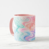 Pastel Marmer Wervel Accent Mok (Voorkant links)