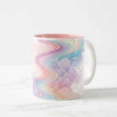 Pastel Marmer Wervel Accent Mok (Voorkant rechts)