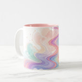 Pastel Marmer Wervel Accent Mok (Voorkant links)