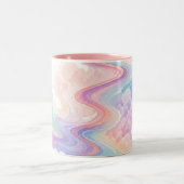Pastel Marmer Wervel Accent Mok (Center)