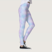  pastel marmeren lavendel hemelsblauw roze leggings (Rechts)