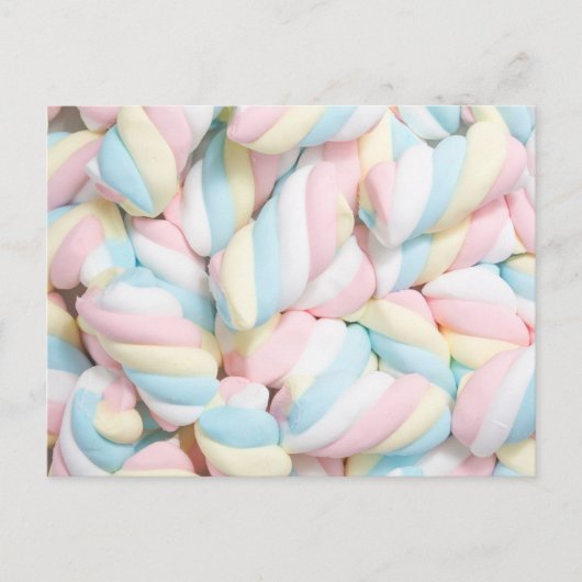 Pastel Marshmallow Briefkaart (Voorkant)